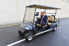 Ильхам Алиев принял участие в церемонии открытия дорожного узла тоннельного типа "Площадь Победы" (ФОТО)