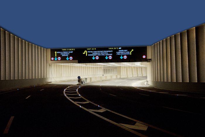 Ильхам Алиев принял участие в церемонии открытия дорожного узла тоннельного типа "Площадь Победы" (ФОТО)