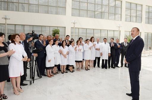 Президент Ильхам Алиев: Сегодня в различных уголках Азербайджана имеются все условия для получения качественных медицинских услуг (ФОТО)