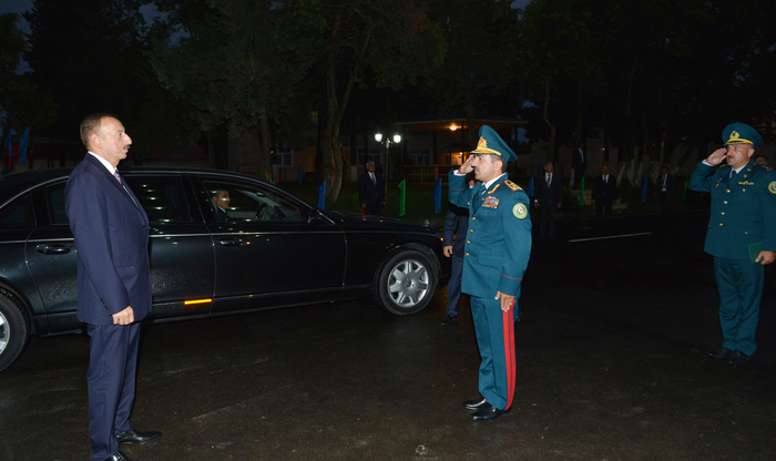 Cданы в эксплуатацию  жилой городок и комплекс служебных зданий Лянкяранского погранотряда  (ФОТО)