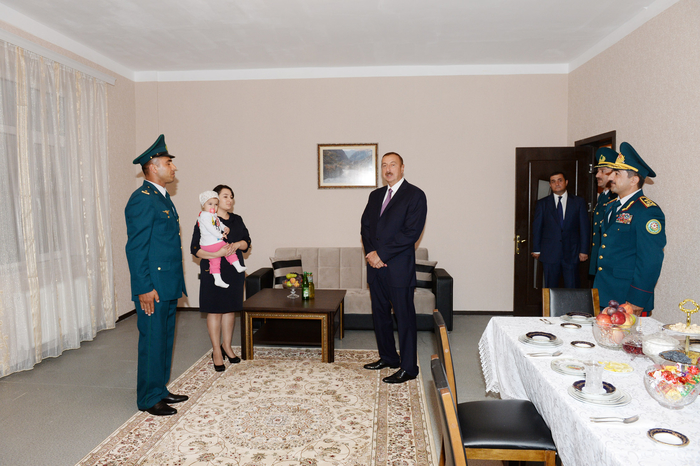 Cданы в эксплуатацию  жилой городок и комплекс служебных зданий Лянкяранского погранотряда  (ФОТО)