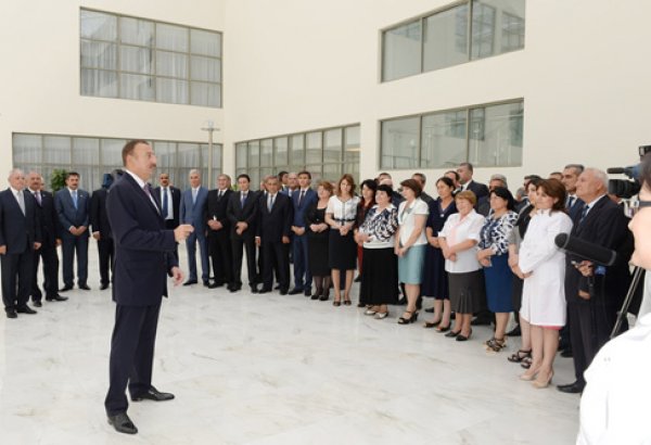 Президент Ильхам Алиев: Сегодня в различных уголках Азербайджана имеются все условия для получения качественных медицинских услуг (ФОТО)