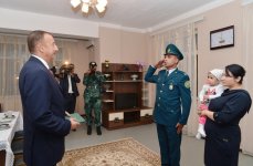 Cданы в эксплуатацию  жилой городок и комплекс служебных зданий Лянкяранского погранотряда  (ФОТО)