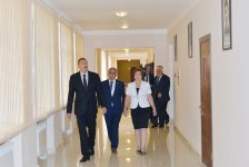 Президент Азербайджана ознакомился с состоянием двух школ в Баку после капремонта (ФОТО)