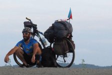 Рамиль Зиядов пересек Забайкалье, Сибирь и добрался до Китая: "Везде прославляю Азербайджан!" (фото)