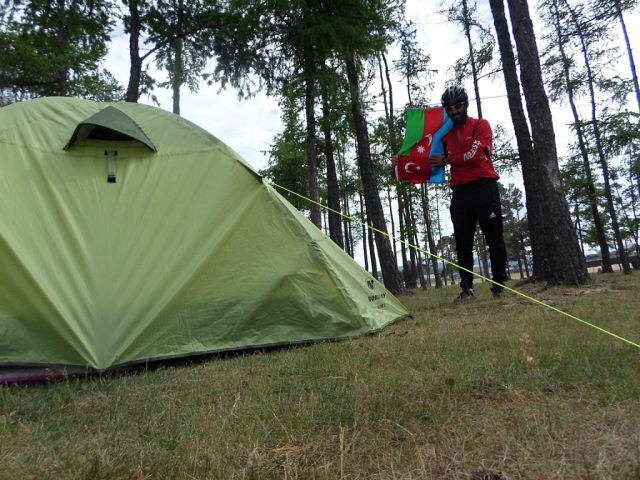 Рамиль Зиядов пересек Забайкалье, Сибирь и добрался до Китая: "Везде прославляю Азербайджан!" (фото)