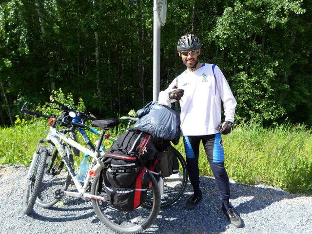 Рамиль Зиядов пересек Забайкалье, Сибирь и добрался до Китая: "Везде прославляю Азербайджан!" (фото)