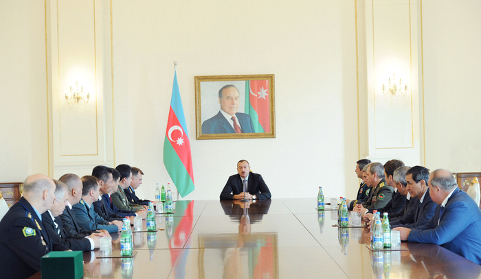 Президент Ильхам Алиев: Безопасность любого государства обеспечивается, в том числе, безопасностью его границ (ФОТО)