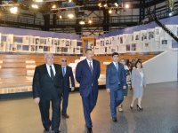 Ильхам Алиев принял участие в открытии Центра интеллектуальной молодежи "Зяка" в Шамкире (ФОТО)