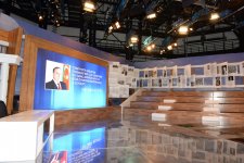 Ильхам Алиев принял участие в открытии Центра интеллектуальной молодежи "Зяка" в Шамкире (ФОТО)