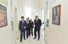 Ильхам Алиев принял участие в открытии Центра интеллектуальной молодежи "Зяка" в Шамкире (ФОТО)