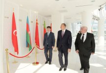 Президент Ильхам Алиев ознакомился с Площадью Флага и Музеем Флага в Шамкире (ФОТО)