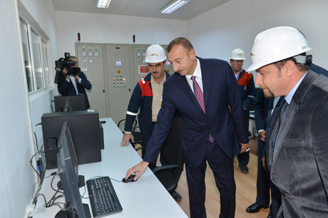 В Гядабее открылся новый завод компании "Azerbaijan International Mining Company Limited" (ФОТО)