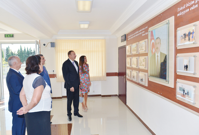 Президент Азербайджана и его супруга ознакомились с состоянием трех школ в Баку после капремонта (ФОТО)