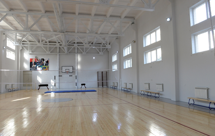 Президент Азербайджана и его супруга приняли участие в открытии школы в Ясамальском районе Баку после реконструкции (ФОТО)