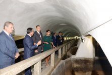 Президент Азербайджана и его супруга приняли участие в открытии нового здания центральной лаборатории ОАО "Азерсу" (ФОТО)