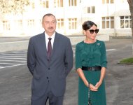Президент Азербайджана и его супруга приняли участие в открытии школы в Ясамальском районе Баку после реконструкции (ФОТО)