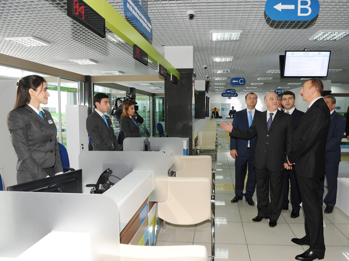 Президент Азербайджана принял участие в открытии третьего центра «ASAN xidmət» в Баку (ФОТО)