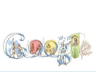 "Google.az" посвятил "doodle" выдающемуся азербайджанскому композитору Узеиру Гаджибейли