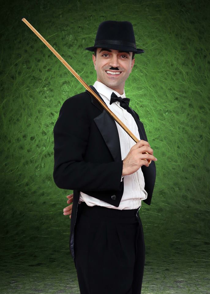 Азербайджанский танцор Ильхам Керимли предстал в образе Чарли Чаплина (видео-фото)