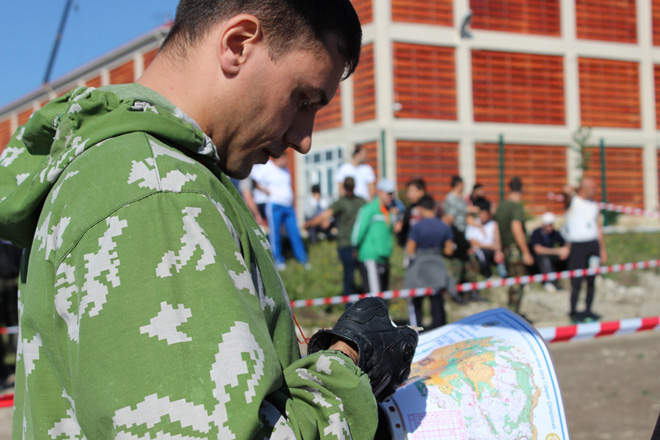 В Азербайджане прошел первый закрытый чемпионат МЧС по спортивному ориентированию (фото)