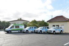 Ильхам Алиев принял участие в церемонии сдачи в эксплуатацию электрической подстанции в Низаминском районе Баку (ФОТО)