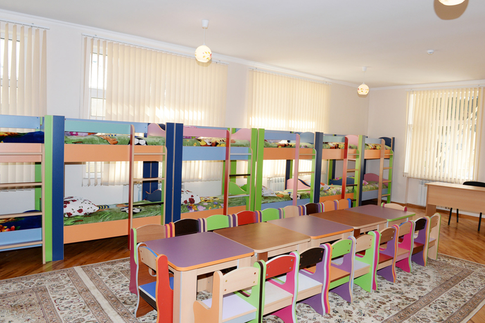 Первая леди Азербайджана приняла участие в церемонии открытия нового жилого здания для выпускников интернатов и детских садов (версия 3) (ФОТО)