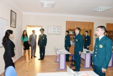 Вице-президент Фонда Гейдара Алиева Лейла Алиева ознакомилась со спецшколой Госпогранслужбы (ФОТО)