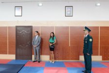 Вице-президент Фонда Гейдара Алиева Лейла Алиева ознакомилась со спецшколой Госпогранслужбы (ФОТО)