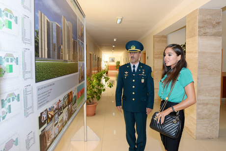 Вице-президент Фонда Гейдара Алиева Лейла Алиева ознакомилась со спецшколой Госпогранслужбы (ФОТО)