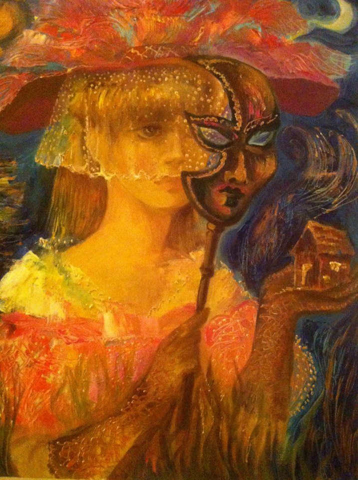 Нигяр Нариманбекова участвует в международной выставке в Париже - волшебный свет картин "Сны детства"