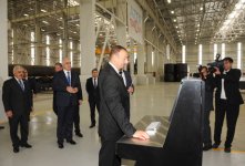 На территории Сумгайытского химического промышленного парка открыт завод по производству стальных труб ООО «Азертехнолайн»