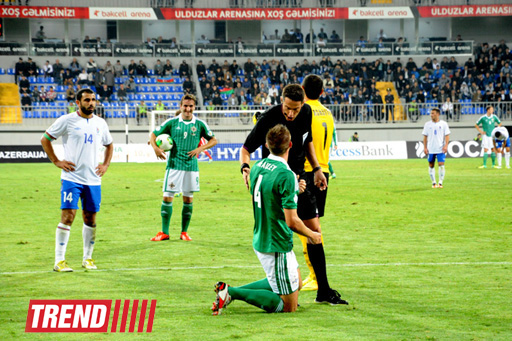 Сборная Азербайджана по футболу победила Северную Ирландию в рамках ЧМ-2014 (ФОТО)