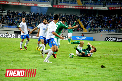 Сборная Азербайджана по футболу победила Северную Ирландию в рамках ЧМ-2014 (ФОТО)