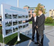 Президент Азербайджана принял участие в открытии хлебозавода и парка в Хатаинском районе Баку (ФОТО)