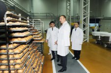 Президент Азербайджана принял участие в открытии хлебозавода и парка в Хатаинском районе Баку (ФОТО)