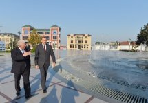 Президент Азербайджана принял участие в открытии хлебозавода и парка в Хатаинском районе Баку (ФОТО)