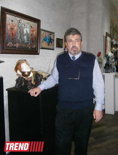 В Баку открылась выставка "Эспрессо по-марсиански": кукольные фантазии на тему о жизни на Марсе (фото)