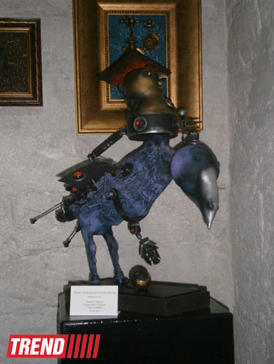 В Баку открылась выставка "Эспрессо по-марсиански": кукольные фантазии на тему о жизни на Марсе (фото)