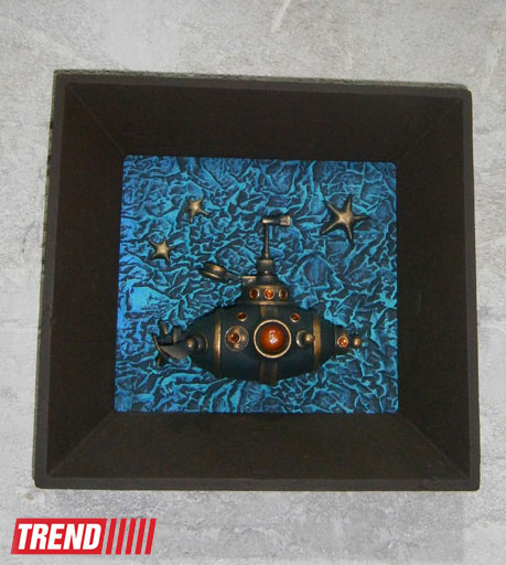 В Баку открылась выставка "Эспрессо по-марсиански": кукольные фантазии на тему о жизни на Марсе (фото)