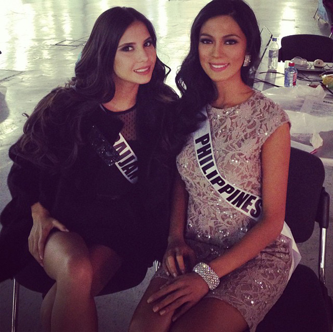 Участница конкурса "Мисс Вселенная-2013" Айсель Манафова в Москве (фото)