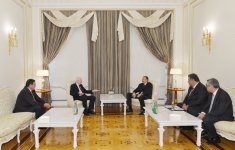 Президент Азербайджана принял главу Европейского олимпийского комитета (ФОТО)