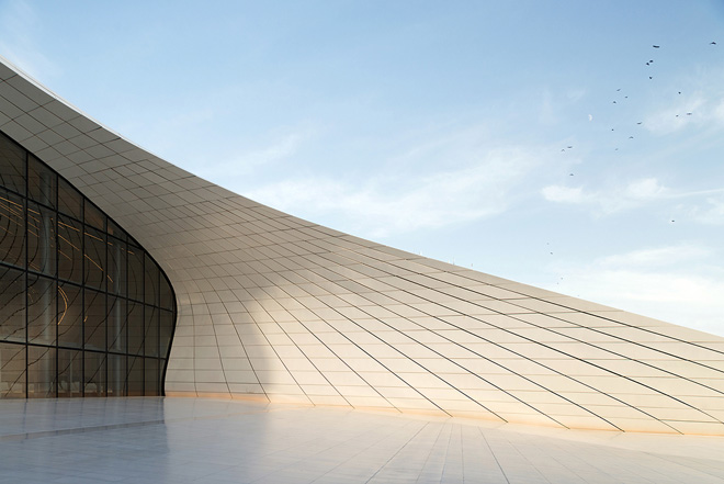 Новая фотосессия здания Центра Гейдара Алиева