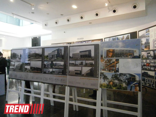 Открылась выставка работ I Бакинского международного архитектурного конкурса (фото)