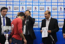 В Азербайджане состоялась церемония награждения победителей второго "Кубка молодёжи" по футболу" (фото)