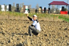 На раскопках средневекового города Агсу и Башни Мехраван организован лагерь по изучению культурного наследия (фото)