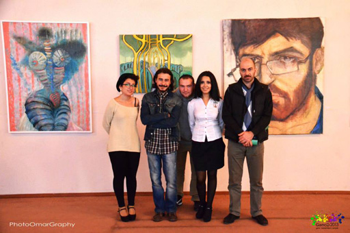 В Гяндже представлены работы молодых художников (фото)