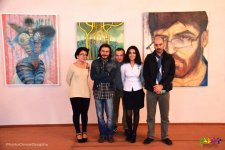 В Гяндже представлены работы молодых художников (фото)