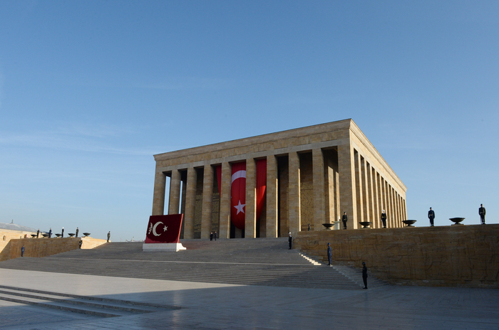 Президент Азербайджана посетил Мавзолей Ататюрка (ФОТО)