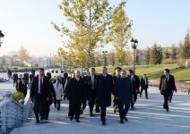 Президент Азербайджана ознакомился с парком Гейдара Алиева в Анкаре (ФОТО)